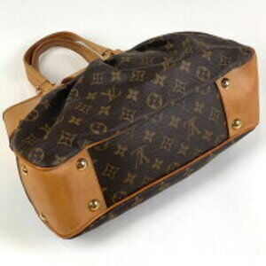 Louis Vuitton Tote Turnlock Monogram Brown Bag Boetie